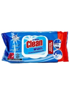 Servetele umede universale, 55 buc/pachet, AT HOME Clean