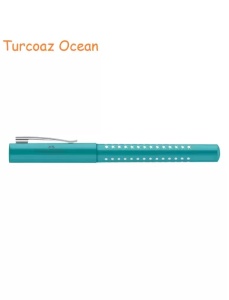 Set cadou stilou, turcoaz, FABER-CASTELL Sparkle - Img 2