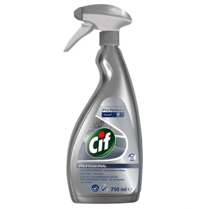 Solutie curatare suprafete din inox, 750 ml, CIF Professional