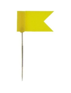 Stegulete colorate, galben, 20 buc/cutie, ALCO