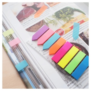 Stick index plastic tip sageata 12x42 mm, 5x25 file/set, STICK'N - Img 2