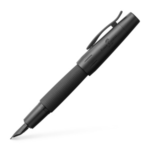 Stilou de lux, penita F, negru, E-Motion Pure Black, FABER-CASTELL