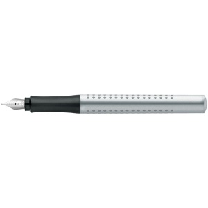 Stilou FABER-CASTELL Grip 2011 M, argintiu