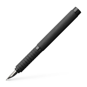 Stilou, penita extra fina, corp aluminiu, negru, Essentio FABER-CASTELL