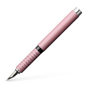 Stilou, penita extra fina, corp aluminiu, roz, Essentio FABER-CASTELL