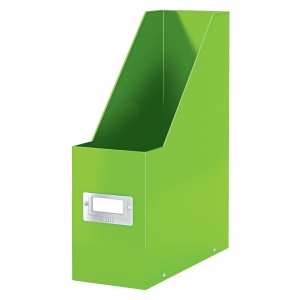Suport vertical din carton laminat, cataloage, verde, LEITZ WOW