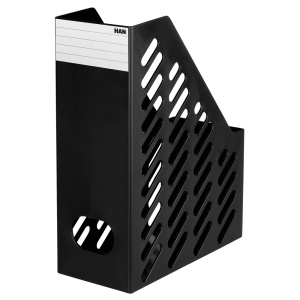 Suport vertical pentru cataloage, A4, negru, HAN Klassik XXL - Img 2