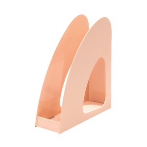 Suport vertical plastic pentru cataloage, portocaliu, HAN Re-Loop Pastel - Img 1
