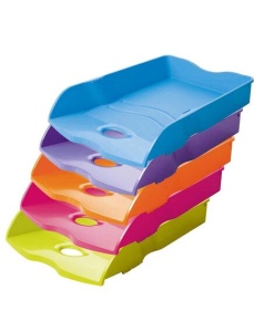 Tavita birou A4, plastic, lime, HAN Loop Colours - Img 2