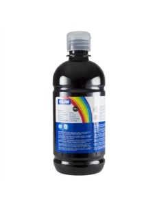 Tempera, 500 ml, negru, MILAN