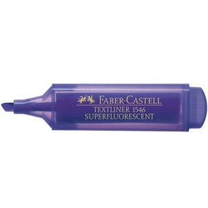 Textmarker super-fluorescent, varf 1-5 mm, violet, 1546 FABER-CASTELL