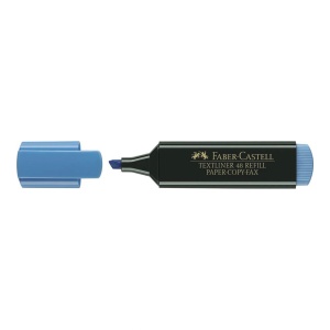 Textmarker, varf tesit 1-5 mm, albastru, FABER-CASTELL 1548