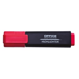 Textmarker, varf tesit 1-5 mm, rosu, OFFICE PRODUCTS - Img 2