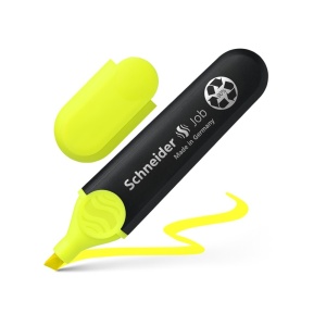 Textmarker, varf tesit 1-5mm, galben, SCHNEIDER Job - Img 3