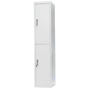Vestiar metalic cu 2 usi, 38x45x185 cm RFG