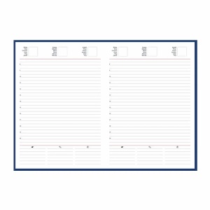 Agenda A5, nedatata, coperta negru - Img 2