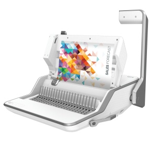 Aparat de indosariat cu inele plastic FELLOWES Lira 3 in 1 - Img 3