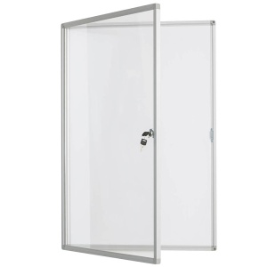 Avizier magnetic de interior, 12 x A4, cu cheie
