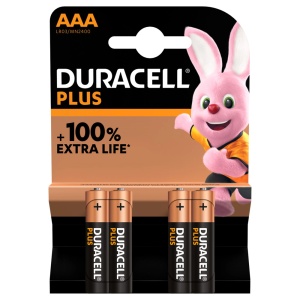 Baterii alcaline DURACELL LR3/AAA, 4 buc/set