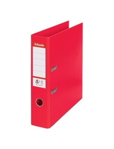 Biblioraft A4 plastifiat PP/PP, 7.5 cm, rosu vivida, ESSELTE NO. 1 Power