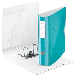 Biblioraft plastic 8.2 cm, turcoaz, LEITZ 180 Active WOW - Img 2