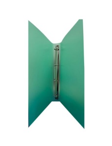 Caiet mecanic A4, 4 inele, 25 mm, coperti flexibile, verde, OPTIMA - Img 3
