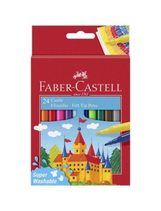 Carioci 24 culori/set FABER-CASTELL