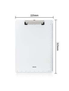 Clipboard A4, simplu, metal, cu rigla, DELI - Img 3