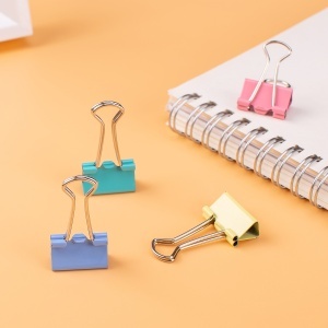 Clips color 25 mm, 48 buc./cutie, DELI - Img 4