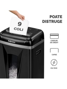 Distrugator documente FELLOWES 450M, micro cross-cut - Img 2