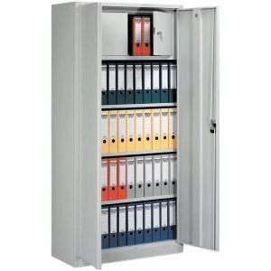 Dulap metalic cu seif 92x42x195 cm, gri, CEHA