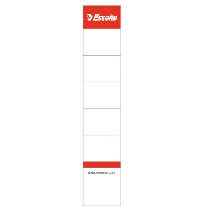 Etichete pentru biblioraft, 5 cm, 10 buc/set, alb, ESSELTE