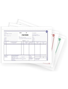 Facturier autocopiativ cu TVA, A5, 3 exemplare