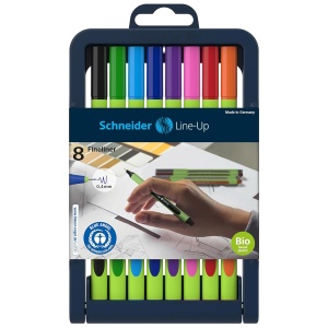 Fineliner varf 0.4 mm SCHNEIDER Line-Up, 8 buc/set - Img 2