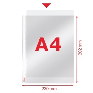 Folii protectie cristal, 40 microni, 100 buc/set, ESSELTE - Img 3