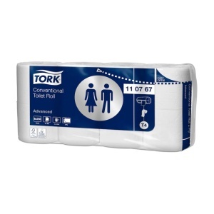 Hartie igienica, 2 straturi, 30 m/rola, 8 role/set, TORK Conventional Advanced T4