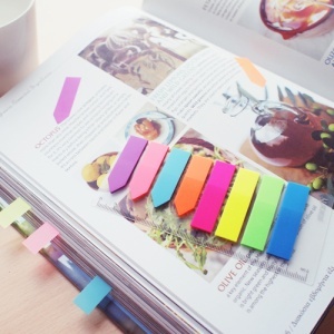 Index plastic adeziv 12x45 mm, 8x25 file/set + index sageata, STICK'N - Img 2