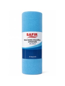 Lavete microfibra multisuprafete, 25x30 cm, 25 buc/set, SAFIR