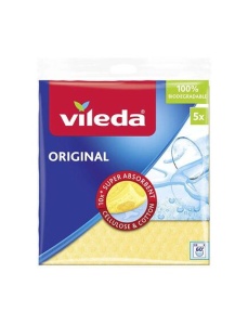 Lavete umede VILEDA Sponge Cloth, 5 buc/set