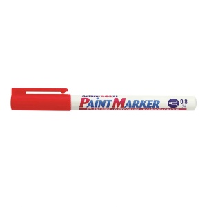 Marker cu vopsea, varf 0.8 mm, rosu, ARTLINE 444XF
