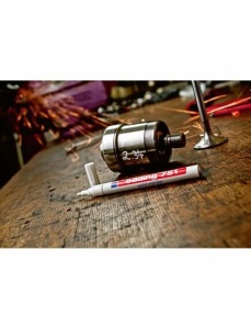 Marker cu vopsea, varf 1-2 mm, argintiu, EDDING 751 - Img 2