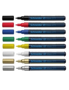 Marker cu vopsea, varf 1-2 mm, negru, SCHNEIDER Maxx 271 - Img 4