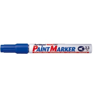 Marker cu vopsea, varf 2-3 mm, albastru, ARTLINE 400XF
