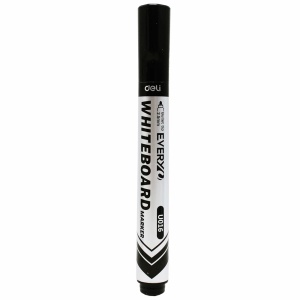 Marker pentru tabla, varf 2.5mm, negru, DELI - Img 2
