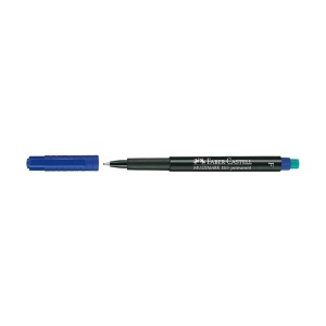Marker permanent F FABER-CASTELL Multimark, albastru