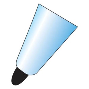 Marker permanent, varf rotund 3 mm, negru, CENTRUM - Img 2