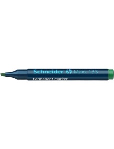 Marker permanent, varf tesit 1-4 mm, verde, SCHNEIDER Maxx 133 - Img 5