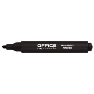Marker permanent, varf tesit 1-5mm, negru, OFFICE PRODUCTS