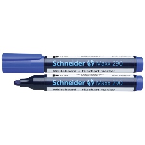 Marker whiteboard, varf 2-3mm, albastru, SCHNEIDER Maxx 290 - Img 1