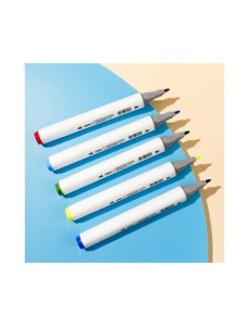 Markere sketching cu 2 capete 1 mm/7 mm, 24 culori/set, DELI - Img 3